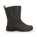 Xpert Invincible S3 Safety Waterproof Rigger Boot - Brown