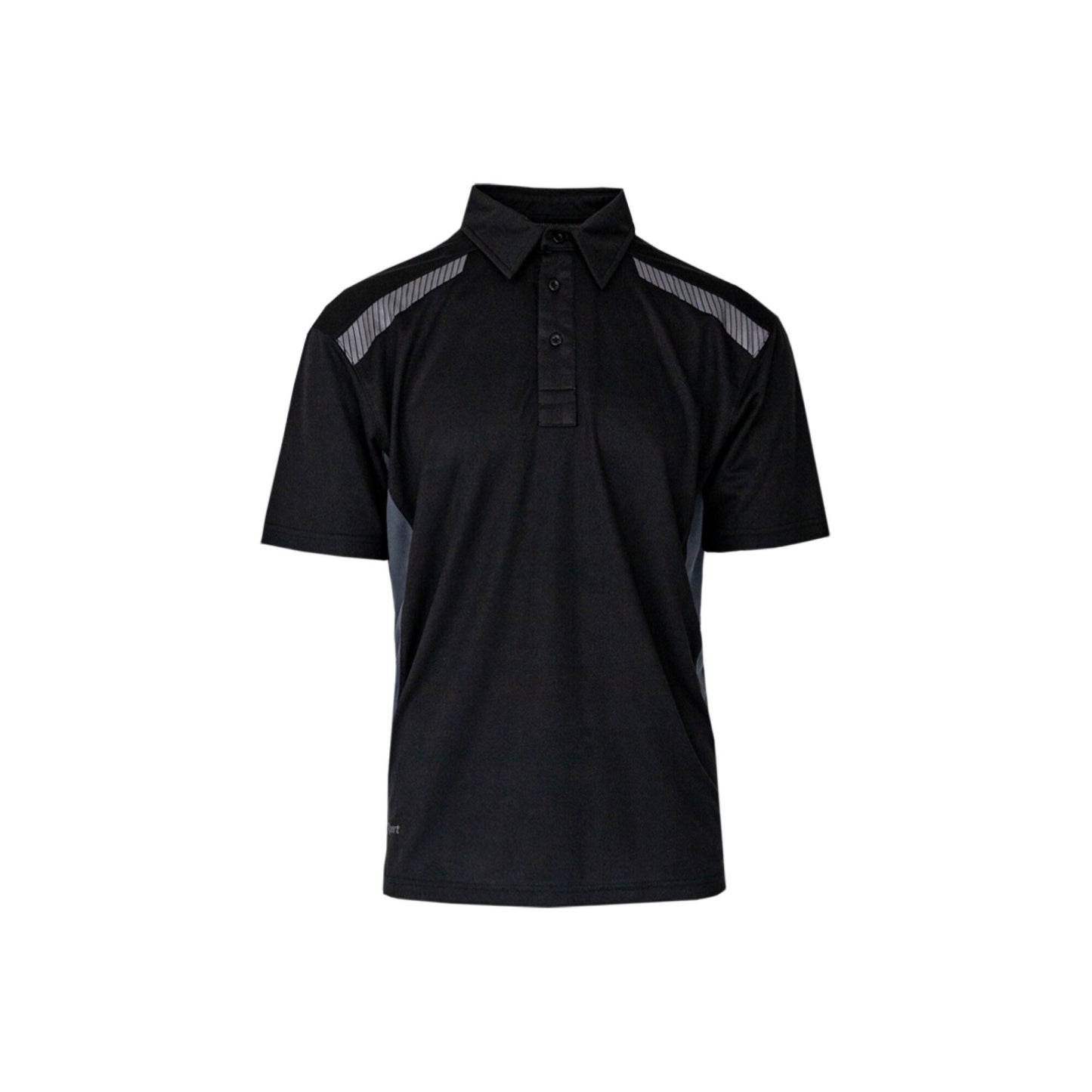 Xpert Pro Stretch Polo Shirt - Black/Grey