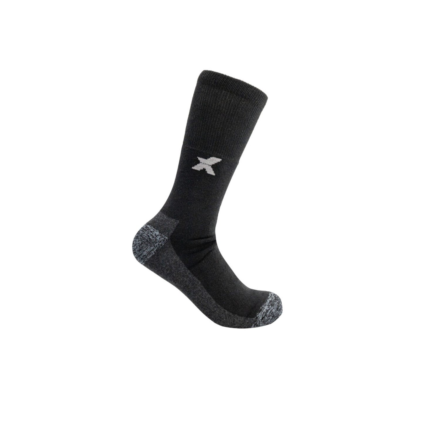 Xpert Core Comfort Work Sock 3 Pack - Black/Grey