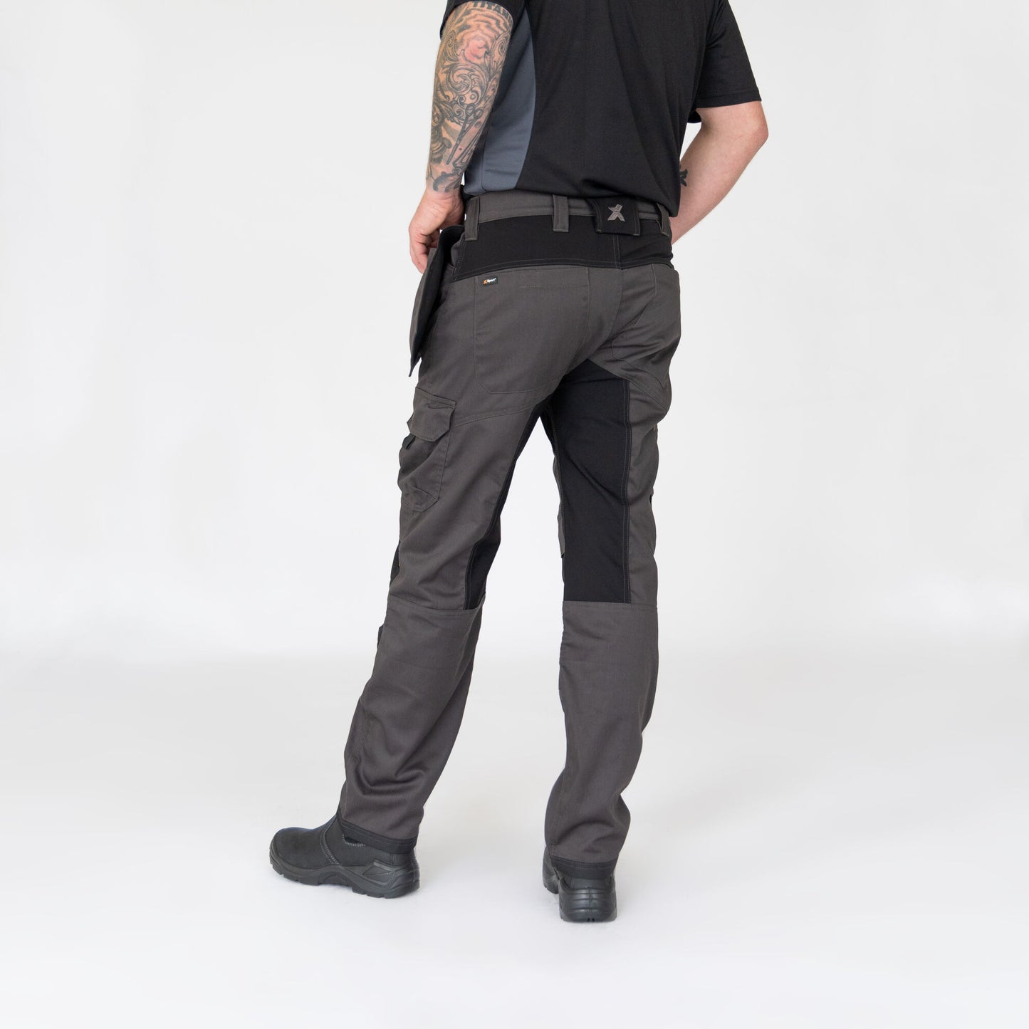 Xpert Pro Stretch+ Work Trousers - Grey/Black