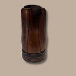 Tan - Leather Chelsea Boot - Bruno