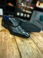 Belmond Brogue Oxford Shoe - Black