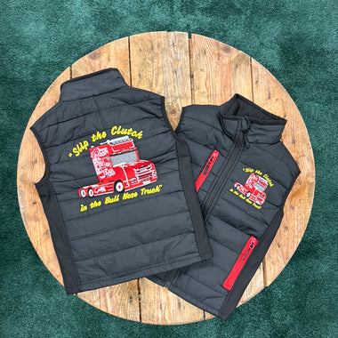 Kids Padded Softshell Gilet - Red Lorry