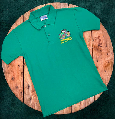 Kids Polo Green - Green Tractor