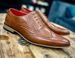 Canterbury Brogue Oxford Shoe - Tan