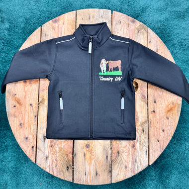 Kids softshell jacket - country life