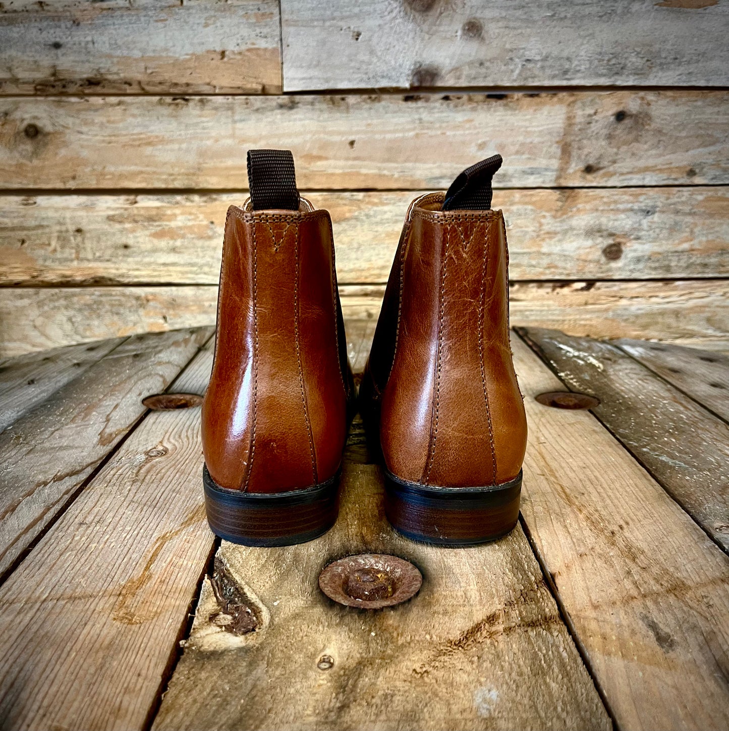 Addison Chelsea Boot Tan Bundle Blue White SHIRT GLS Clothing