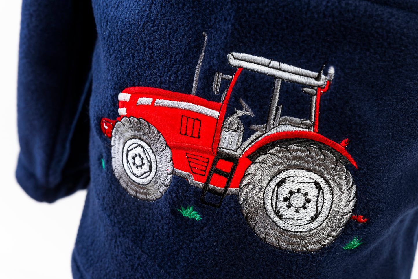 Kids 1/2 Zip Fleece - Red Tractor