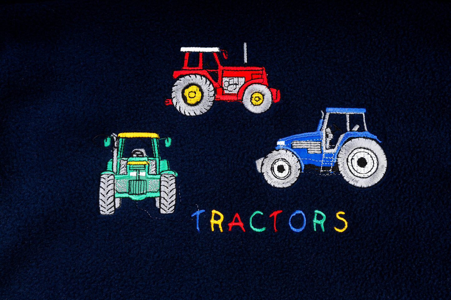 Kids 1/2 Zip Fleece - 3 x tractor