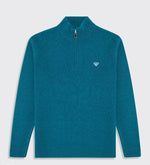 W&H Knitted 1/4 Zip - Saxony