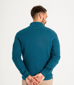 W&H Knitted 1/4 Zip - Saxony