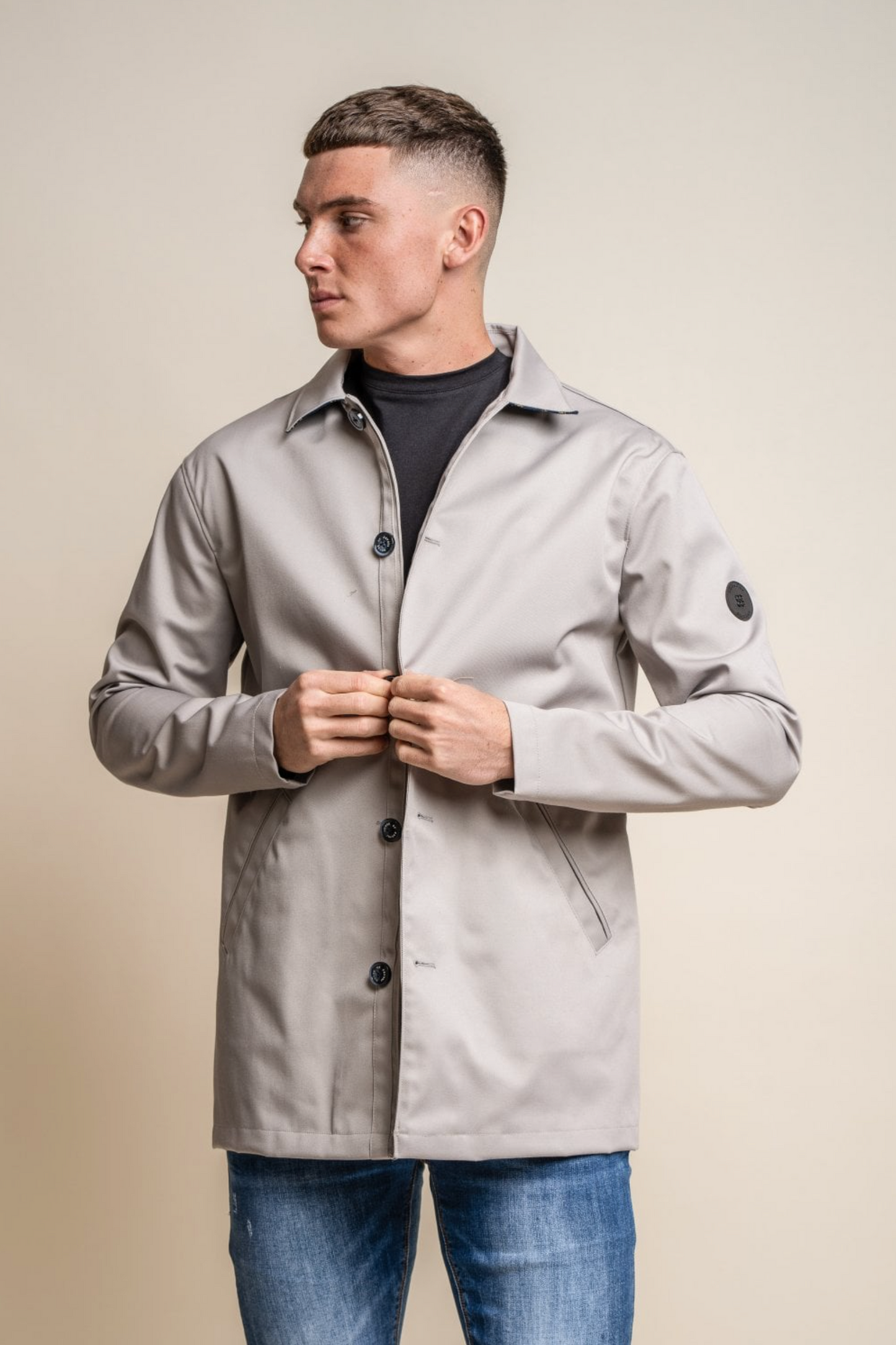 Fang Water-Resistant Jacket - Stone