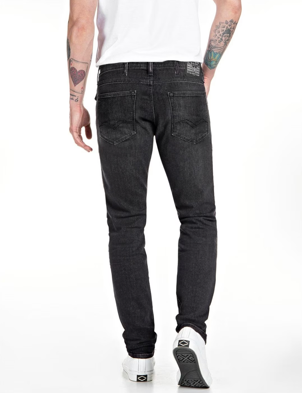 Replay Skinny Fit Jondrill Jeans - Dark Grey