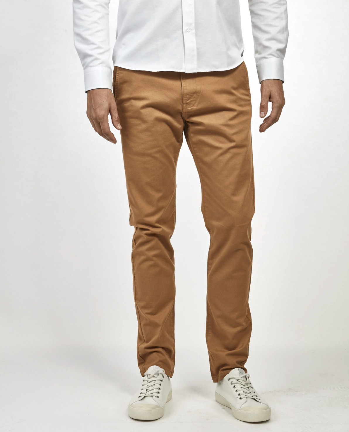 MishMash - Bromley Tapered Fit Stretch Chino - Tobacco
