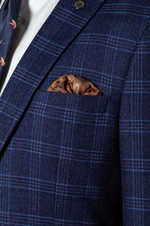 Chigwell Check Blazer - Blue Tweed
