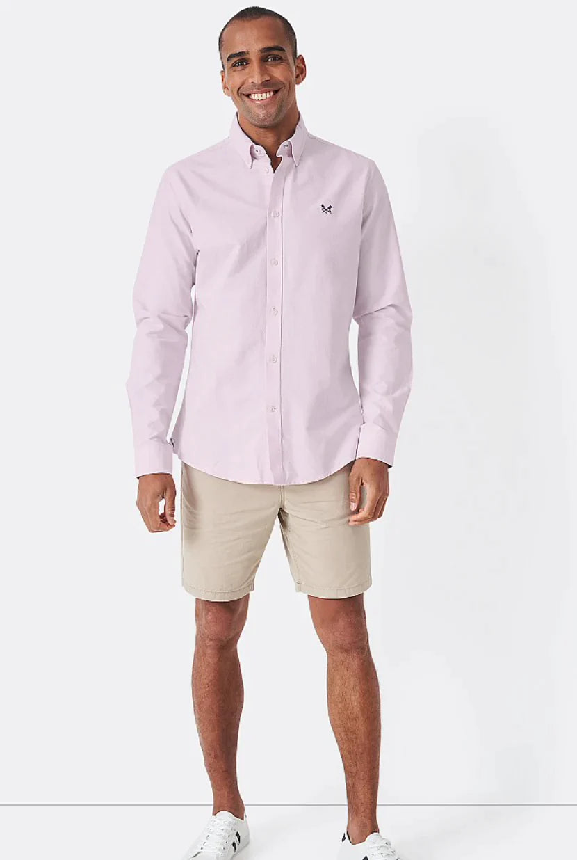 Crew - Slim Fit Oxford Shirt - Pink - MMB032