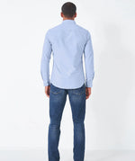 Crew - Slim Fit Oxford Shirt - Sky Blue - MMB032