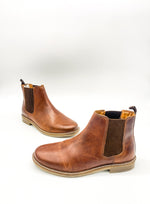 Chelsea Men's Leather brown Chelsea Boots - Ford - GLS Clothing