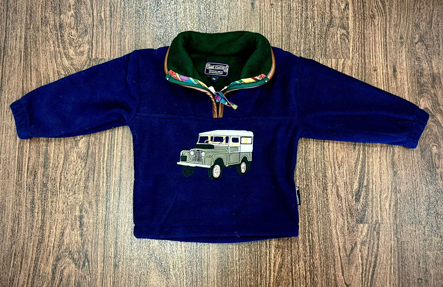 Children’s jeep embroidered - half zip fleece - GLS Clothing