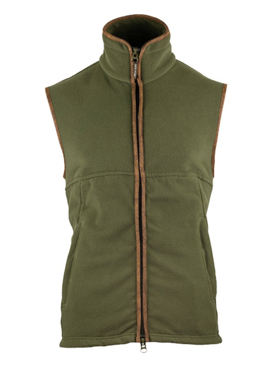 Country Man - Fleece Gilet Olive Green - GLS Clothing