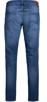 Jack & Jones Slim-Straight Plus Size Jeans - Tim - Blue - GLS Clothing
