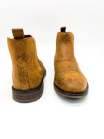 Men's Leather Chelsea Boots Tan - Bristol - GLS Clothing