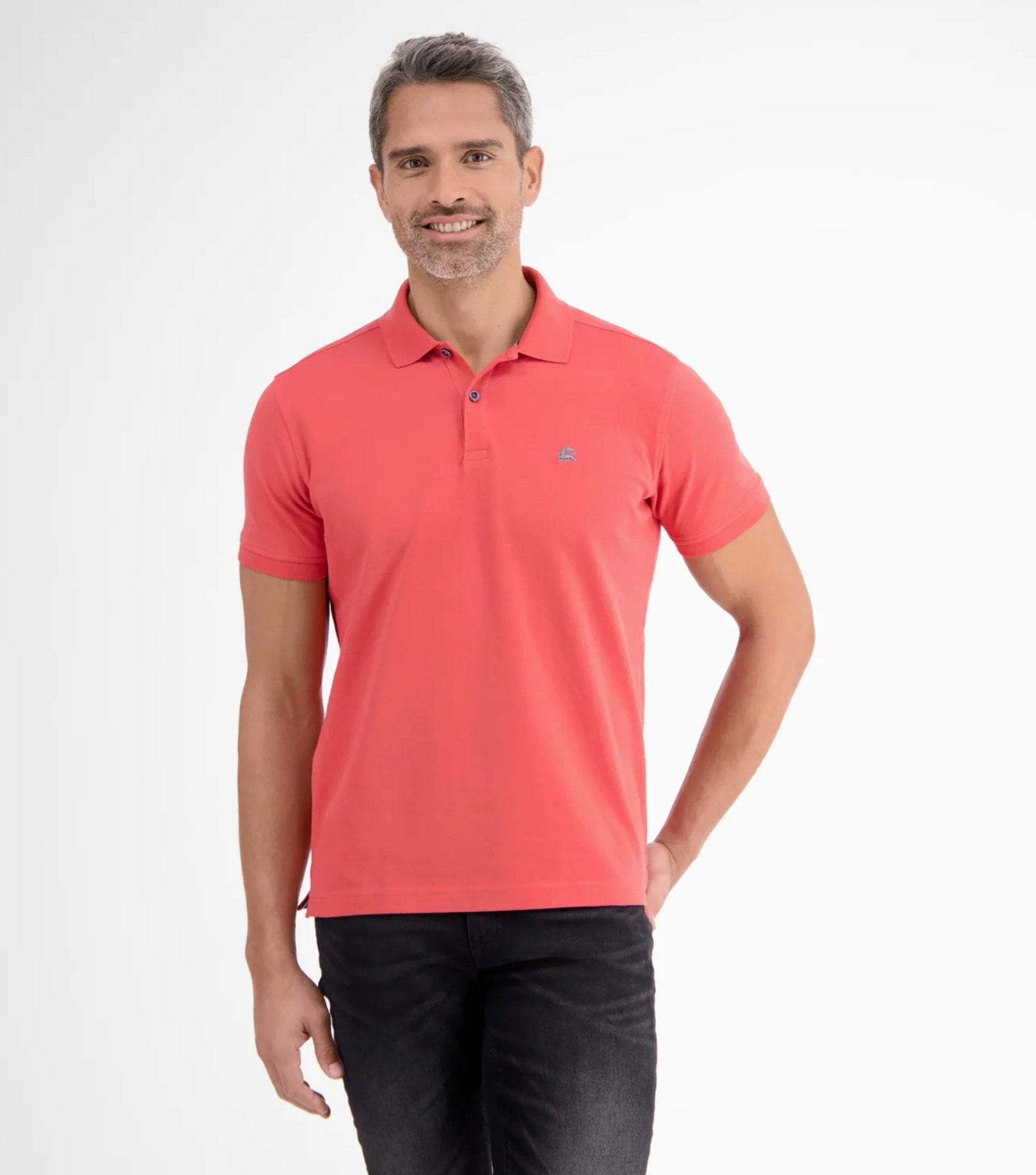 Flohmärkte Pique Polo-shirt In – - Clothing High Cotton GLS Quality Red Hibiscus
