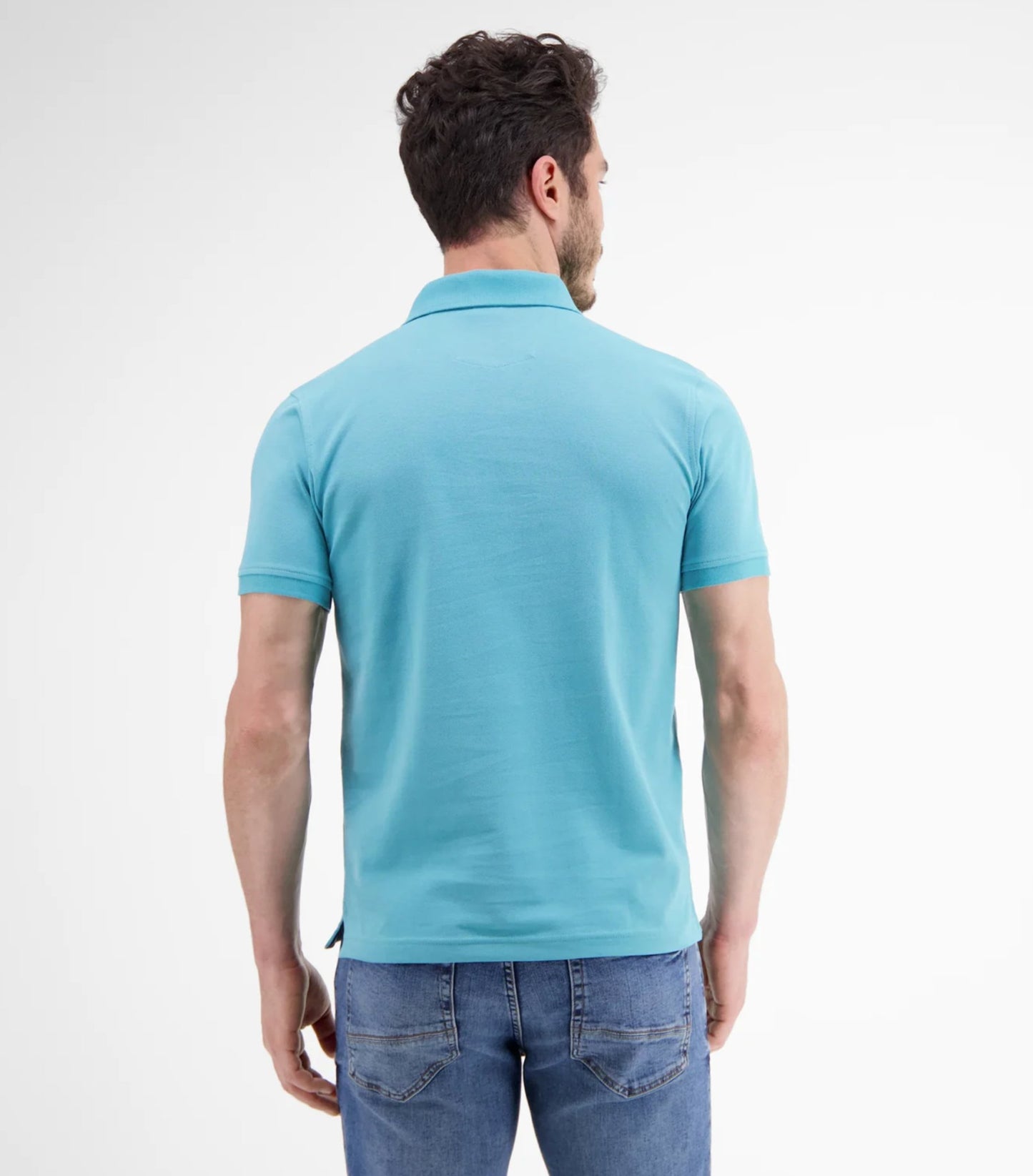 Pique Polo-shirt In Clothing Quality Light Cotton Turquoise – GLS - High