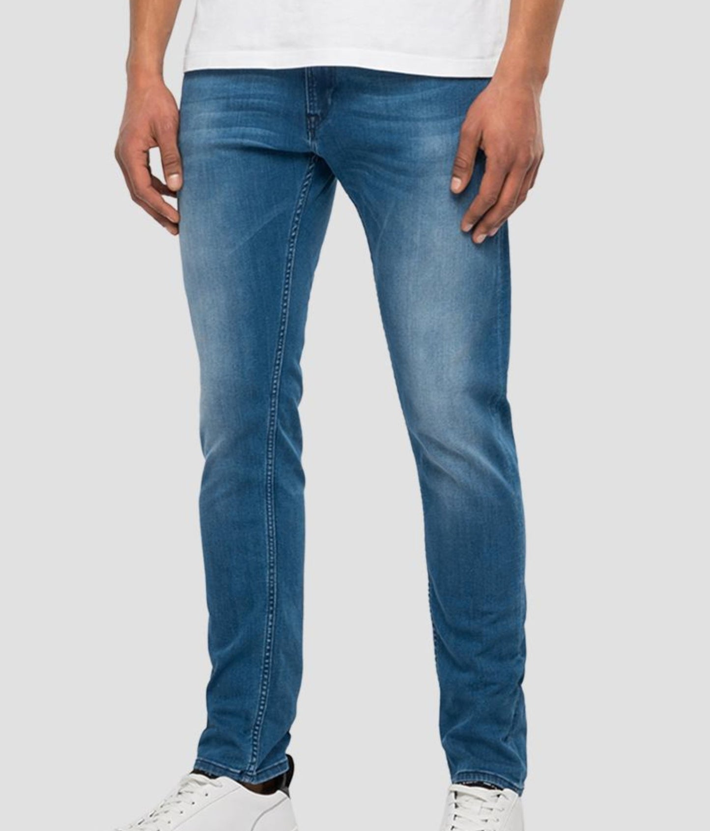 Replay Skinny Fit Jondrill Jeans - Blue - GLS Clothing