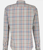 Small Check Button Down Shirt - White - GLS Clothing